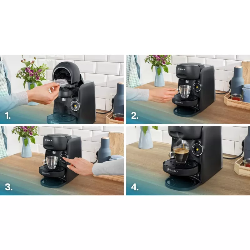 Bosch TAS162E Macchina per caffè automatica macchina per caffè a capsule 0,7 l