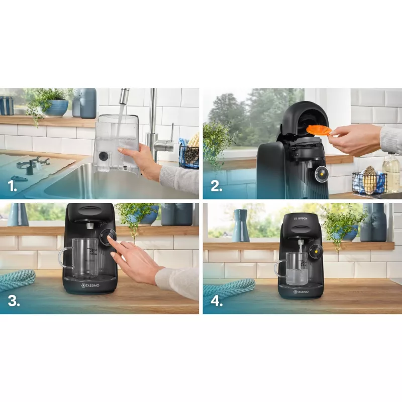 Bosch TAS162E Macchina per caffè automatica macchina per caffè a capsule 0,7 l