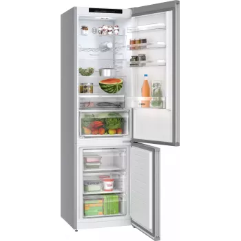 Bosch Serie 4 KGN392LAG Frigo-congelatore combinato a libera installazione 363 L metallizzato