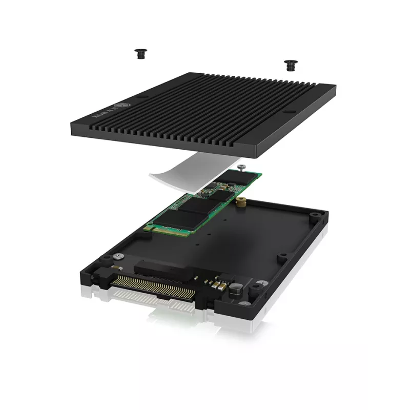 ICY BOX IB-M2U04 Case per SSD Nero 2,5 pollici