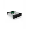 ICY BOX Carrier IB-129SSK-B Case per disco fisso Alluminio, Nero 2,5/3,5 pollici
