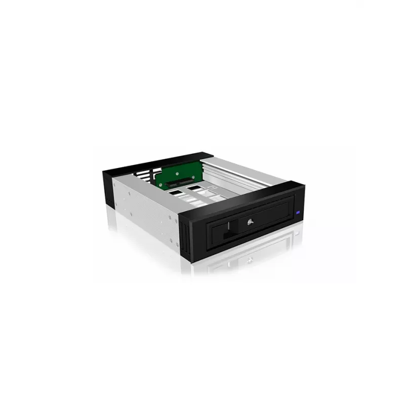 ICY BOX Carrier IB-129SSK-B Case per disco fisso Alluminio, Nero 2,5/3,5 pollici