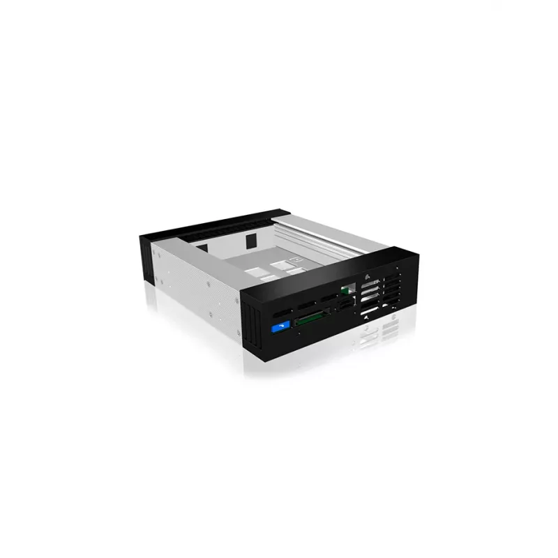 ICY BOX Carrier IB-129SSK-B Case per disco fisso Alluminio, Nero 2,5/3,5 pollici