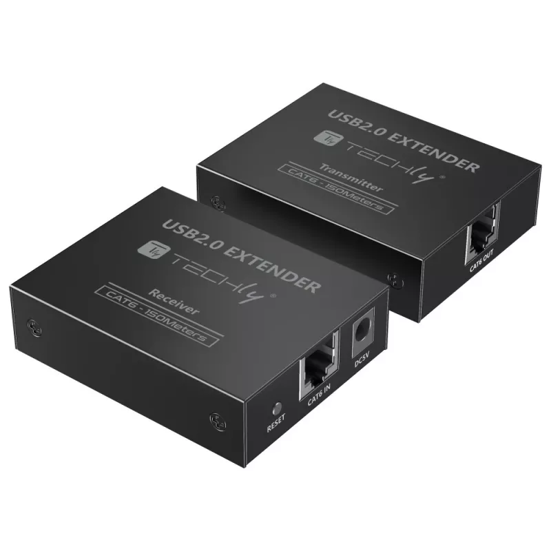 Techly IUSB-EXTEND1504P Extender USB trasmettitore e ricevitore