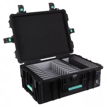 DEQSTER 10-744120 caricabatterie mobile per tablet nero AC ricarica rapida interno, esterno