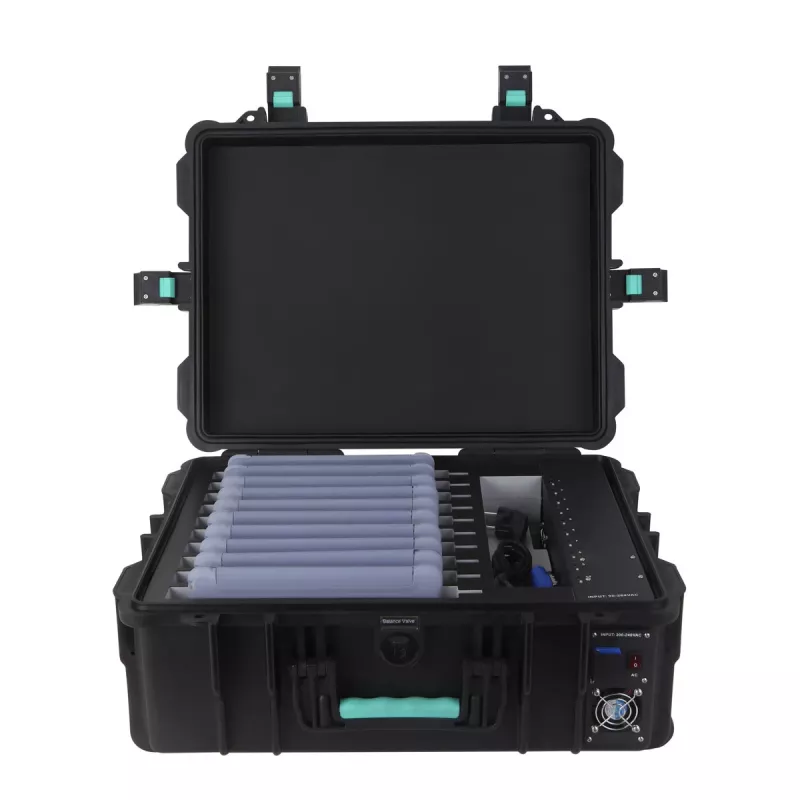 DEQSTER 10-744120 caricabatterie mobile per tablet nero AC ricarica rapida interno, esterno