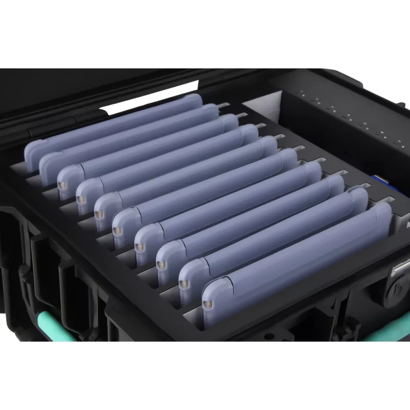 DEQSTER 10-744120 caricabatterie mobile per tablet nero AC ricarica rapida interno, esterno