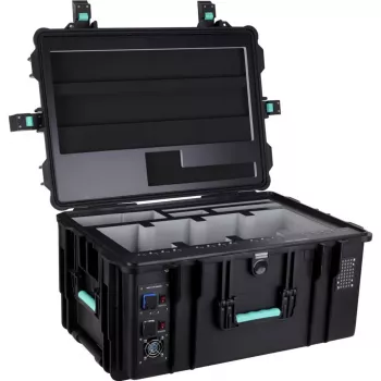 DEQSTER 10-744118 caricabatterie mobile per tablet nero, turchese AC interno, esterno