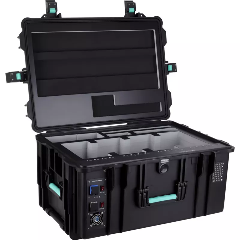 DEQSTER 10-744118 caricabatterie mobile per tablet nero, turchese AC interno, esterno