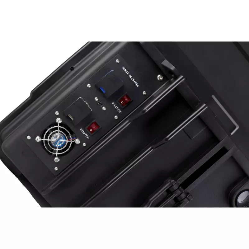 DEQSTER 10-744118 caricabatterie mobile per tablet nero, turchese AC interno, esterno