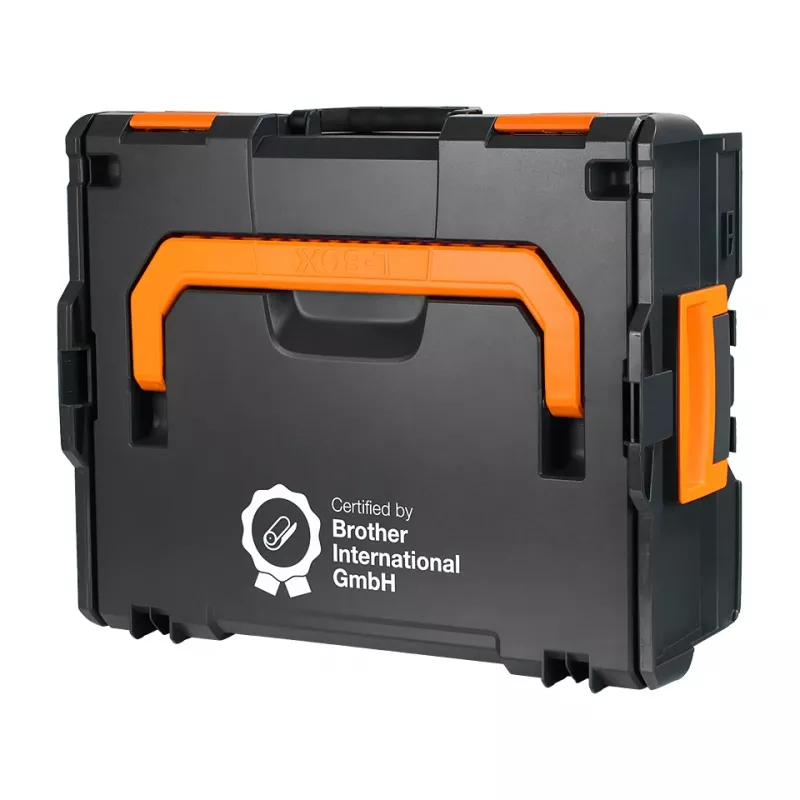 Brother ZPTOUCHLBOXXKOMPL Custodia rigida per dispositivo nero, arancione