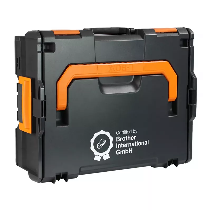 Brother ZPTOUCHLBOXXKOMPL Custodia rigida per dispositivo nero, arancione