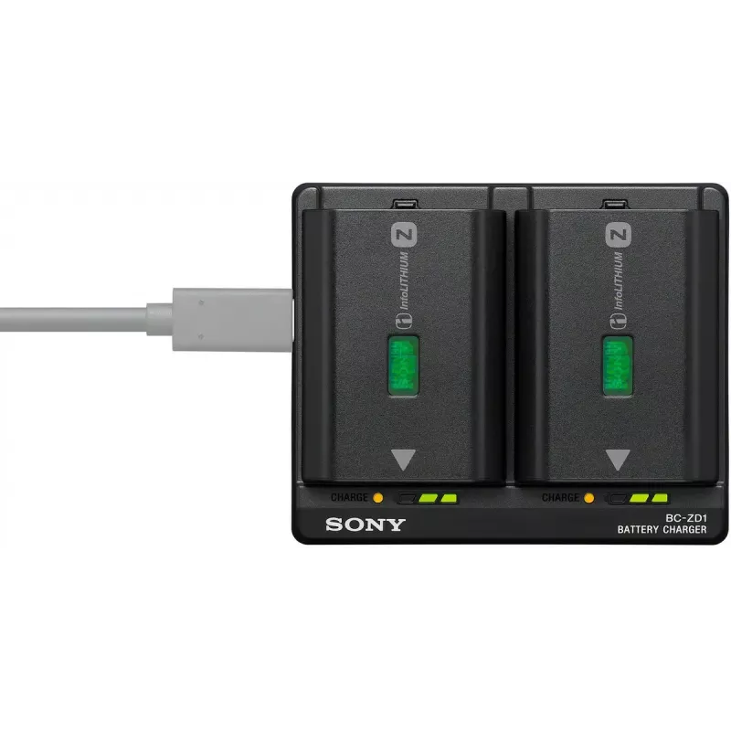 Caricabatterie Sony BC-ZD1 per batteria fotocamera digitale USB
