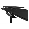 COUGAR E-Star 140 scrivania da gaming elettrica, nera (1400x600x720-1170mm)