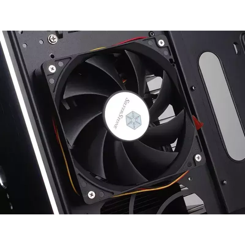 Case PC Silverstone TJ04-E Midi Tower nero