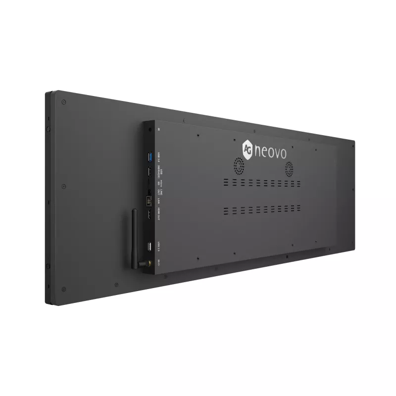 Display per signage AG Neovo PB3701A design panoramico 94 cm (37 pollici) LED Wi-Fi 700 cd/m² nero processore Android 11 integrato 24/7