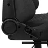 Aerocool ROYALASHBK sedia da gaming ergonomica premium con poggiapiedi tecnologia Aeroweave nero