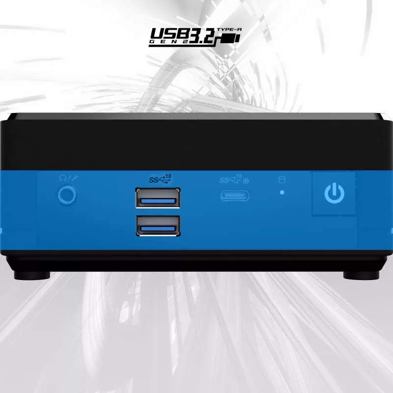 Mini PC MSI Cubi N ADL-006DE Intel® N N200 4 GB DDR4-SDRAM 128 GB SSD Windows 11 Pro nero