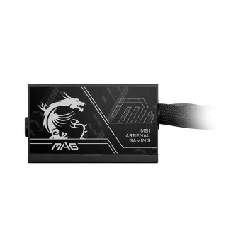 Alimentatore MSI MAG A750BN PCIE5 II 750 W, 24-pin ATX, non modulare, 80 PLUS Bronze, ventola 120 mm, nero