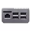 Case per computer ASUS Tinker Fanless – alluminio, argento, case a raffreddamento passivo