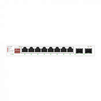 Switch Ethernet unmanaged ASUS QG-U1080 — 8 × porte 2,5G RJ-45, MAC 16K, bianco, 12V