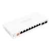 Switch Ethernet unmanaged ASUS QG-U1080 — 8 × porte 2,5G RJ-45, MAC 16K, bianco, 12V