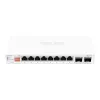 Switch Ethernet unmanaged ASUS QG-U1080 — 8 × porte 2,5G RJ-45, MAC 16K, bianco, 12V