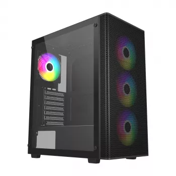 Case FSP M220-BA Midi-Tower mATX, ATX nero ARGB