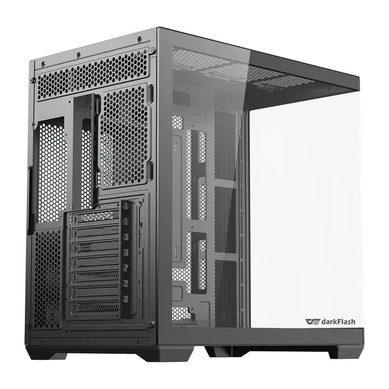 Case per computer Darkflash C280 (nero) con 7 ventole preinstallate