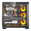 Case per computer Darkflash C280 (nero) con 7 ventole preinstallate