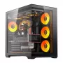 Case per computer Darkflash C280 (nero) con 7 ventole preinstallate