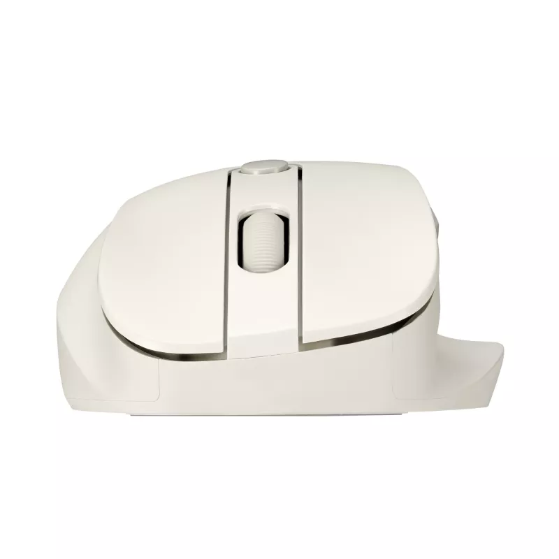 Mouse wireless per destrimani ASUS MD105 MK-WH — RF + Bluetooth, 2400 DPI, rotella, batteria, beige
