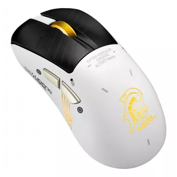 Mouse da gaming ASUS ROG Keris II Origin-KJP, per destrimani, ottico 42.000 DPI, RF Wireless + Bluetooth + USB-A, 6 tasti, multicolore