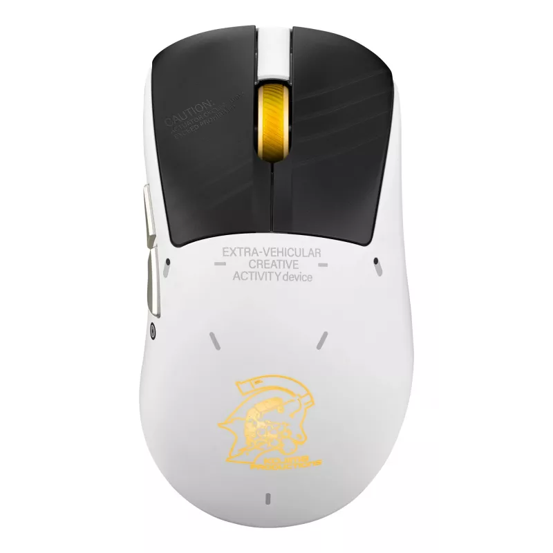 Mouse da gaming ASUS ROG Keris II Origin-KJP, per destrimani, ottico 42.000 DPI, RF Wireless + Bluetooth + USB-A, 6 tasti, multicolore