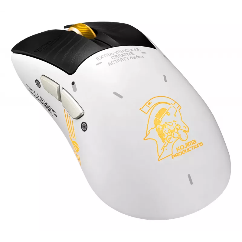 Mouse da gaming ASUS ROG Keris II Origin-KJP, per destrimani, ottico 42.000 DPI, RF Wireless + Bluetooth + USB-A, 6 tasti, multicolore