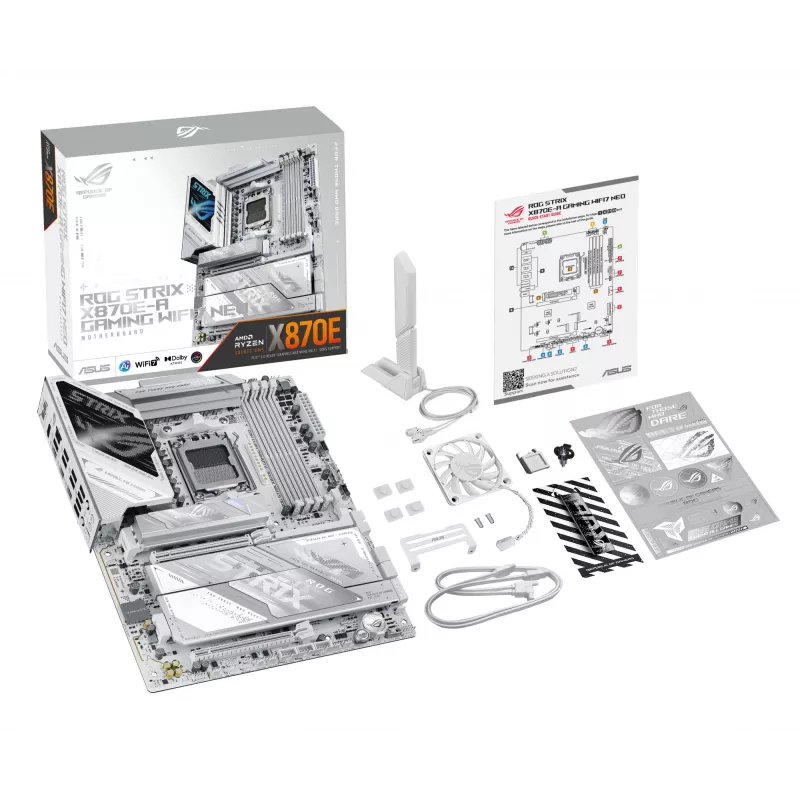 Scheda madre ASUS ROG STRIX X870E-A GAMING WIFI7 NEO — AMD X870E, socket AM5, ATX, DDR5, 4 DIMM, 256 GB