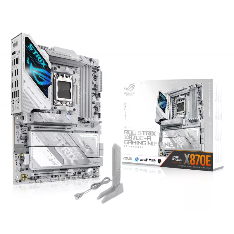 Scheda madre ASUS ROG STRIX X870E-A GAMING WIFI7 NEO — AMD X870E, socket AM5, ATX, DDR5, 4 DIMM, 256 GB