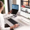 j5create JTS327 supporto dock multi-angolo 4K, supporto per laptop, grigio, alluminio, 40,6 cm (16