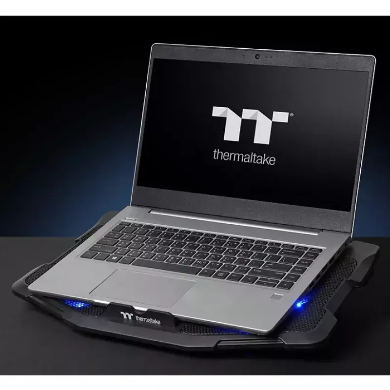 Base di raffreddamento per laptop Thermaltake Massive 12 Max 43,2 cm 5 ventole nero