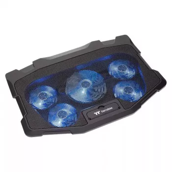 Base di raffreddamento per laptop Thermaltake Massive 12 Max 43,2 cm 5 ventole nero