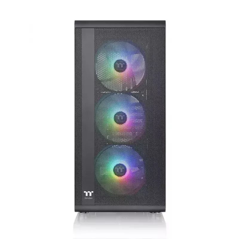 Case PC Thermaltake S200 TG ARGB Midi Tower nero