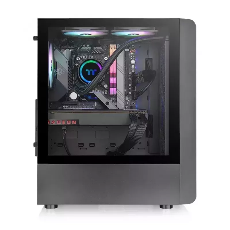 Case PC Thermaltake S200 TG ARGB Midi Tower nero
