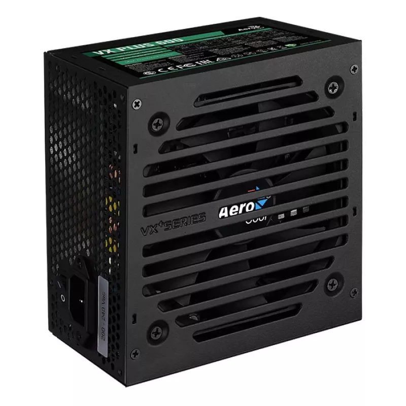 Alimentatore Aerocool VX PLUS 600 600 W 20+4 pin ATX ATX nero