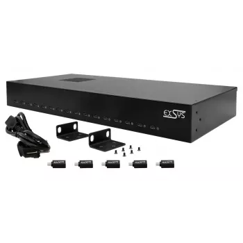 Caricabatterie per dispositivi mobili EXSYS EX-11016 universale nero AC ricarica rapida