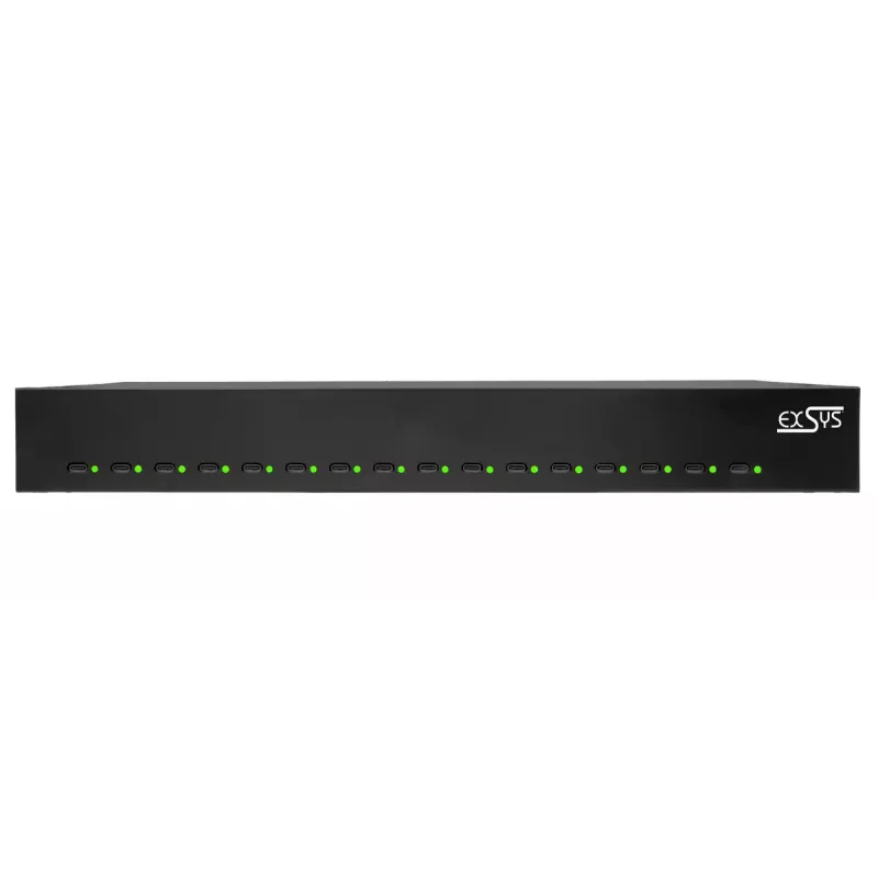 Caricabatterie per dispositivi mobili EXSYS EX-11016 universale nero AC ricarica rapida