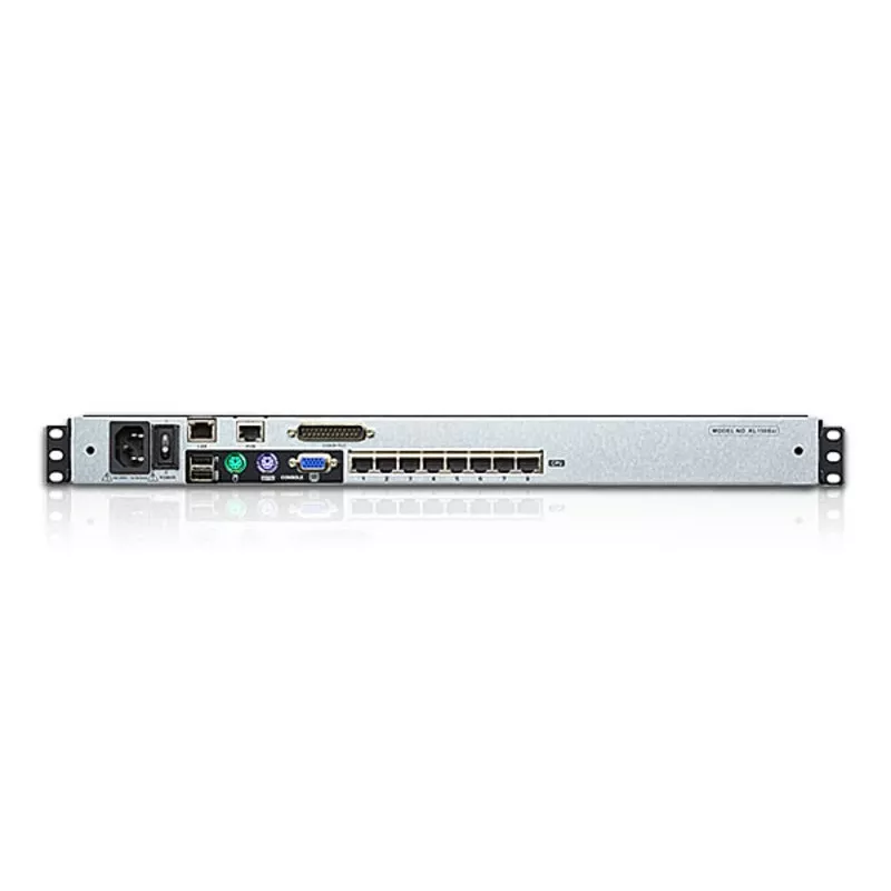 ATEN switch KVM Over IP 8 porte 17 inch LCD Cat5e/6 (Dual Rail)