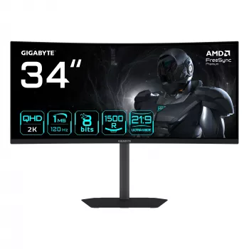 GIGABYTE GS34WQCA monitor da gaming curvo 34