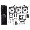 Kit di raffreddamento a liquido Cooler Master MasterLiquid 360 ATMOS 12 cm nero