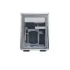 Case per computer Cooler Master MasterFrame 400 Mesh argento, mATX, pannello laterale trasparente, 1x ventola ARGB 120 mm