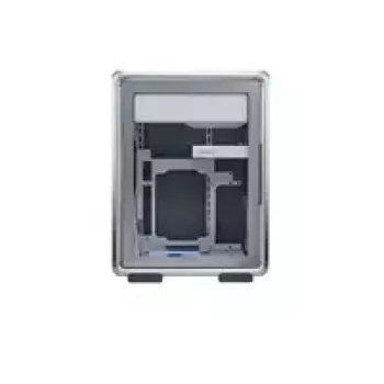 Case per computer Cooler Master MasterFrame 400 Mesh argento, mATX, pannello laterale trasparente, 1x ventola ARGB 120 mm